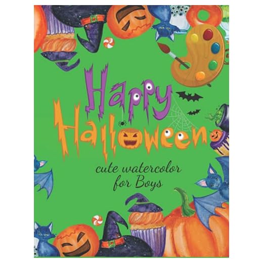 Happy Halloween Cute Watercolor for Boys: Painting, Sketching and Fun. Paint with Water for Kids Boys. Spooky Scary Activity Book for Artists. NEW ... Party Nightmare Activity Book for Kids)
