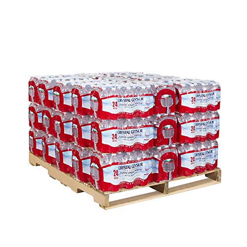 Crystal Geyser Alpine Spring Water, 16.9 oz Bottle, 24/Case, 42 Cases / Half Pallet total 1008 Bottles