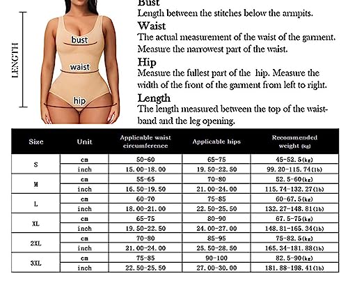 Dninmim Modelador feminino sólido com decote em U e controle de barriga calcinha espartilho, Cor 6,