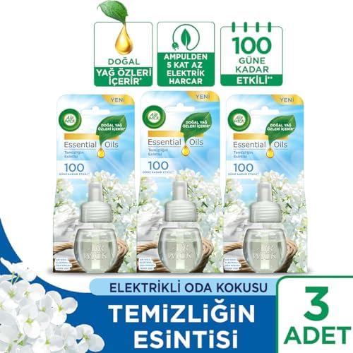 Air Wick Elektrikli Oda Kokusu Yedek Şişe, Temizliğin Esintisi (1 x 3 Adet) - Görsel 2