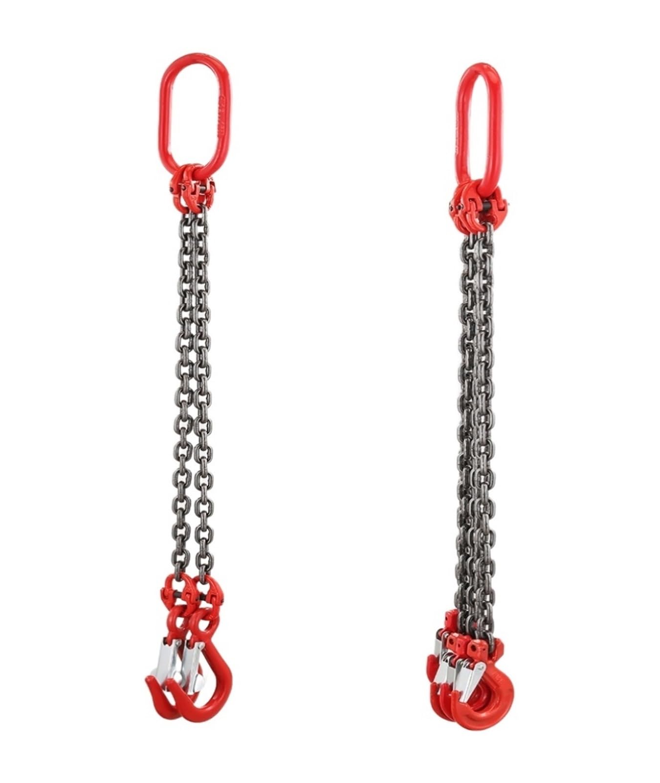 MYUYEE Chain Hoist, Chain Sling,Lifting Legs Single Hook Combination Spreader Parts Hoists 1T 2T 3T 1Meter,Flexible Enough (3 Ton 1M)