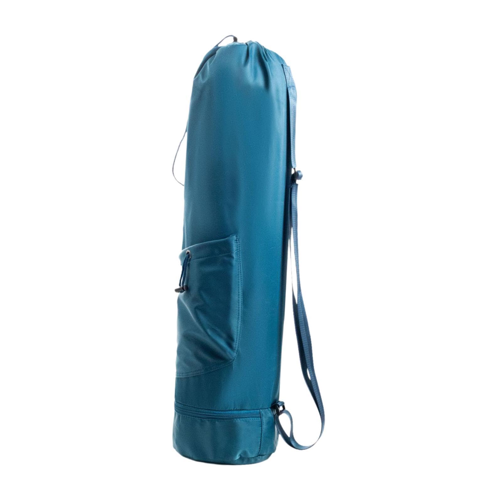 Yoga Mat Bag Gym Bag Lightweight Yoga Mat Carrier Bag for Office Yoga Travel Blue | 1 Yoga Mat Bag | Material ~ PVC | Color ~ Blue-picture-48