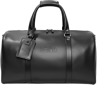 SENA by FITISTAN | Faux Leather Duffle Bag | Travel Weekender | Velvet Lining | Shoe Pocket | Removable Shoulder Strap | E... Price In India