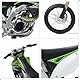 Risopen Motocross Spielzeug 1:12 Skala Dirtbike kompatibel für Kawasaki KX450F Motorradmodell Mini Supercross Moto Modellsammlung oder Geschenk für Erwachsene Kid Boy (grün)