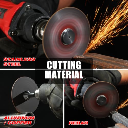 Image of EZARC Cut Off Wheels 25 Pack, 3 inch x 1 /16 inch x 3 /8 inch Cutting Wheel, Metal & Stainless Steel Cutting Disc for Die Grinder