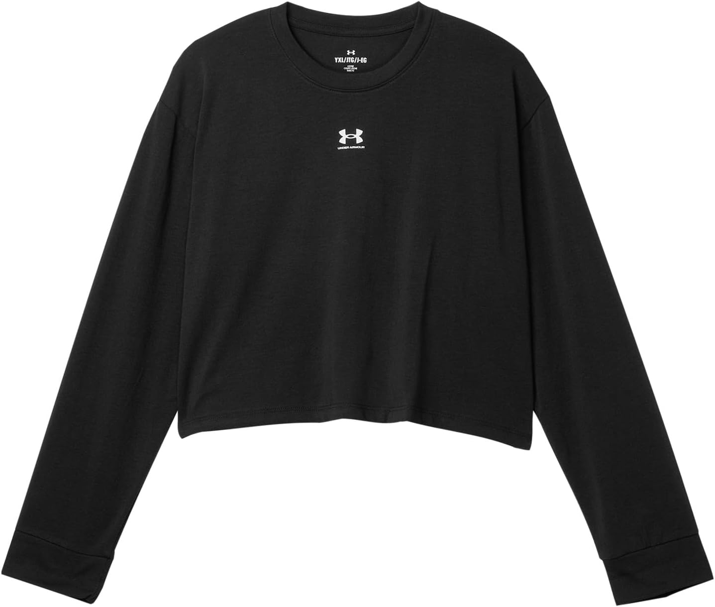 Under Armour Girls Rival Boxy Long Sleeve T Shirt (Big Kid)