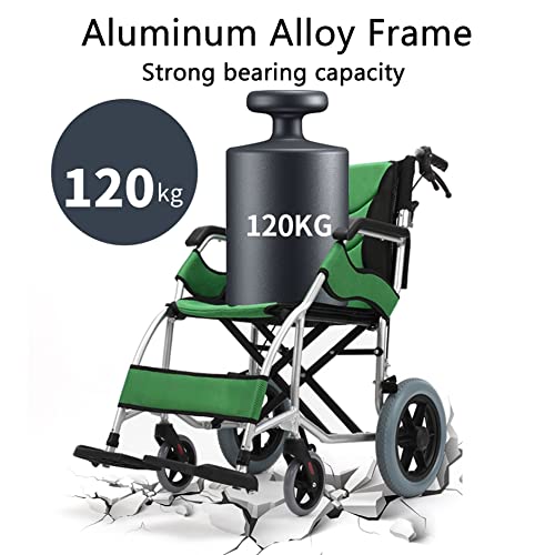 YYHJ Sedia a Rotelle per Anziani,Carrozzina