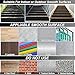 SMILOOL Outdoor Stair Treads Non-Slip Step Strips for Wooden Steps 5 Pack 6” x 24” Anti Slip Grip Tape Precut for Outside Stairs, Non Skid Stair Tread Mats Weather Resistant for Outdoors, Black