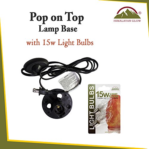 Wbm Himalayan Salt Lamp Cord With Dimmer Switch And 2 15W Bulb Original Etl Certified Replacement Cord. #TOP1