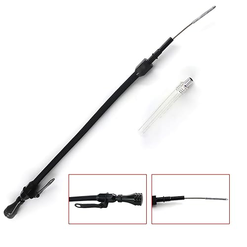 Miniatura 6 de LS Truck Flexible Oil Dipstick Negro para LS Motores de Coche LSX LS1 LS2 LS2 LS6 4.8L 5.7L 6.0L 6.2L