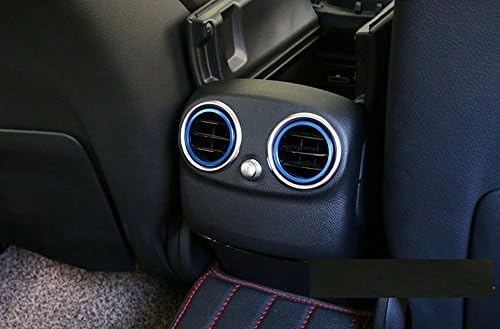 Eppar® New Decorative Air Duct Covers 7PCS for Mercedes Benz C-Class W205 2014-2017 C180 C200 C250 C300 C350 (Blue)