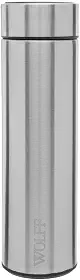 WOLFF - Garrafa Térmica de Aço Inox com Termômetro em Led 500ml - Conserva Bebidas Quentes e Frias
