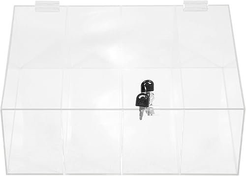 Miniatura 8 de Joyero acrílico transparente 4 capas colección de arte transparente acrílico soporte exhibición anillos collares pendientes pulseras caja de