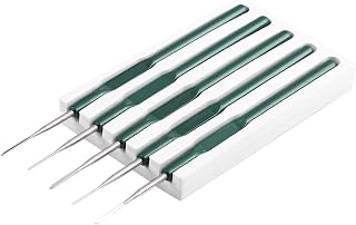 5pcs Automotive Terminal Removal Kit for Car Wiring - Depinning Key Pin Extractor Tool for Electrical Plug Crimp Connectors and Harness