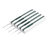 5pcs Automotive Terminal Removal Kit for Car Wiring - Depinning Key Pin Extractor Tool for Electrical Plug Crimp Connectors and Harness