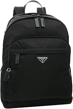 Amazon プラダ リュックサック バックパック テスート トライアングルロゴ ブラック メンズ Prada 2vz048 2dmg F0002 Ooo 対応 Blitzl 並行輸入品 メンズ