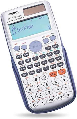IPEROT Scientific Calculators, Scientific Calculator Large Screen 417 Functions, Calculators Very Suitable for High School and College Students Calculus Algebra and Other Math Textbooks (991ES Plus)