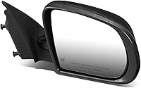 Vista 10 de DNA Motoring OEM-MR-CH1320413 Espejo retrovisor de puerta lateral izquierdo con señal de giro y vidrio asférico compatible con Grand Cherokee
