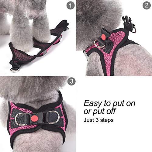 Matilor Dog Harness Step-In Breathable Puppy Cat Dog Vest Harnesses For Small Medium Dogs #TOP4