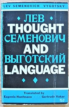 Paperback Thought and Language by Lev Vygotsky (1970-08-30) Book