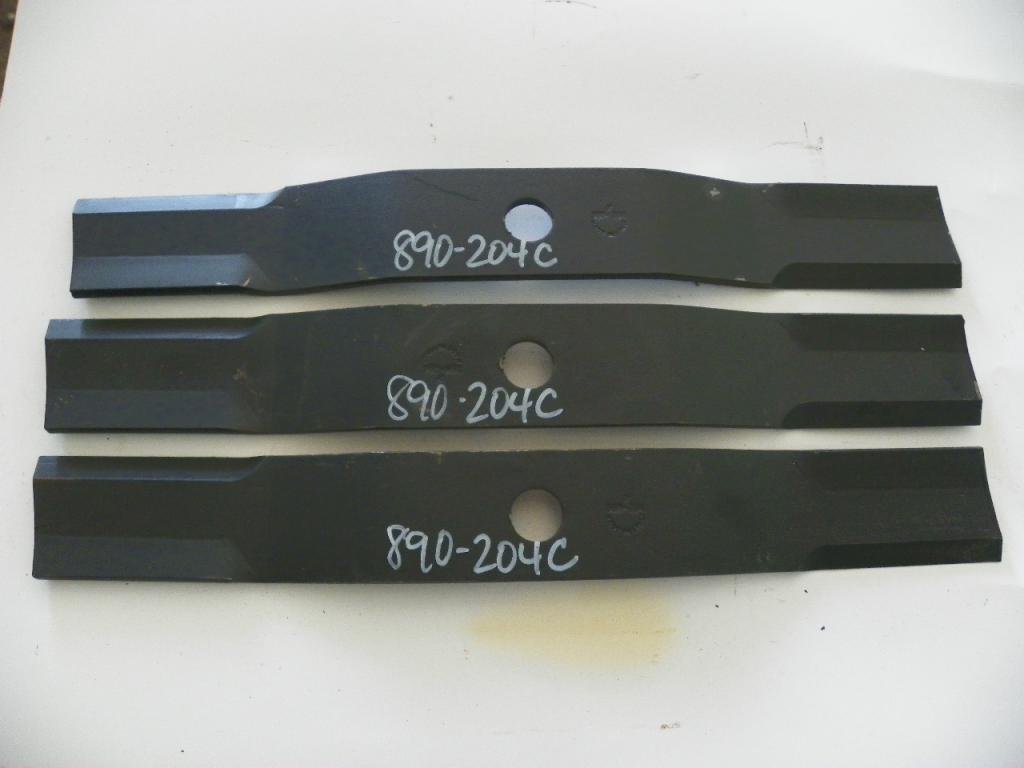 Set of 3 Replacement Blades for LandPride 60" Cut Finish Mowers 890-204C,890-17C