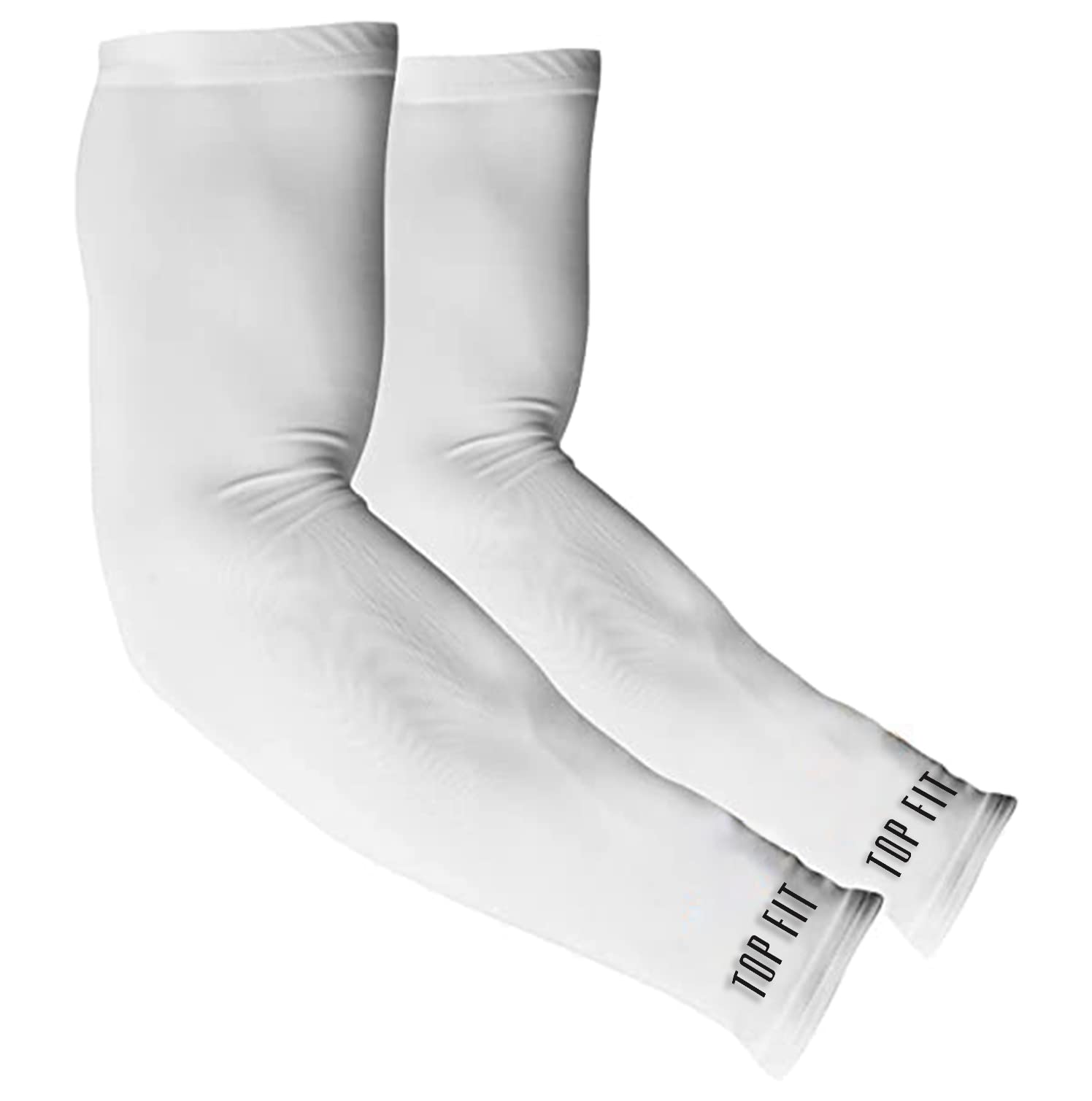Top Fit Mangas para Brazos Antideslizantes de Proteccion UV - Manguitos Running para Hombre Mujer - Manguitos Compresión para Running Voleibol Ciclismo Baloncesto