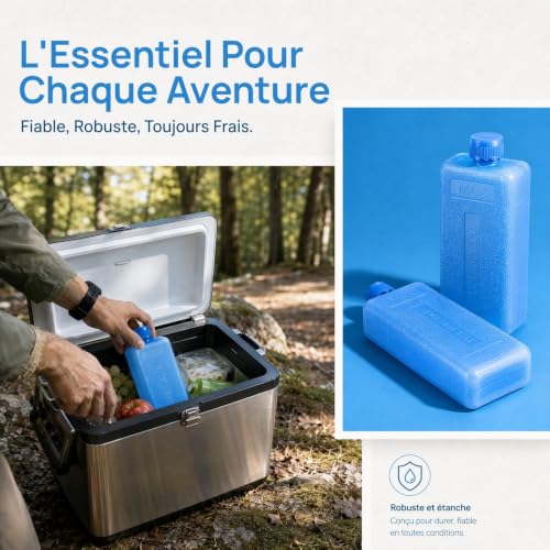 Homoyoyo Ice Packs for Portable Air Conditioner Fans, 8Pcs Mini Reusable Freezer Packs for Swamp Cooler, Slim Ice Crystal Boxes for Lunch Box Cooler Bag Camping Fan Cooling Accessories for Efficient - image 3