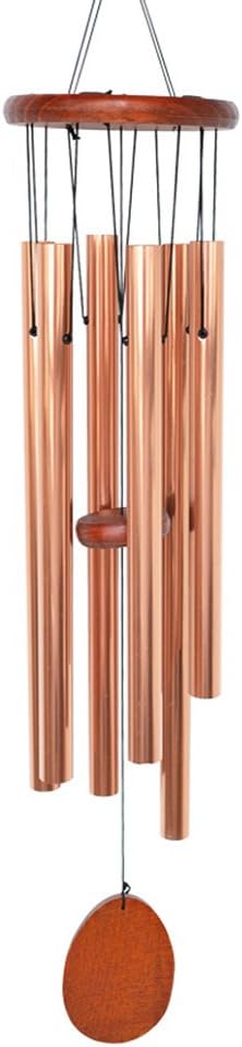 BLESSEDLAND Wind Chimes, 6 Hollow Aluminum Tubes Tuned 35.5'' Music Wind Chime with S Hook for Indoor and Outdoor