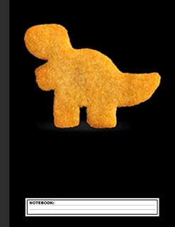 Dino T-Rex Chicken Nugget | Funny Dino Tyrannosaurus Notebook: Lined Journal Notebook for Nugget lover 8.5X11'' 120 page Blank Journal Book