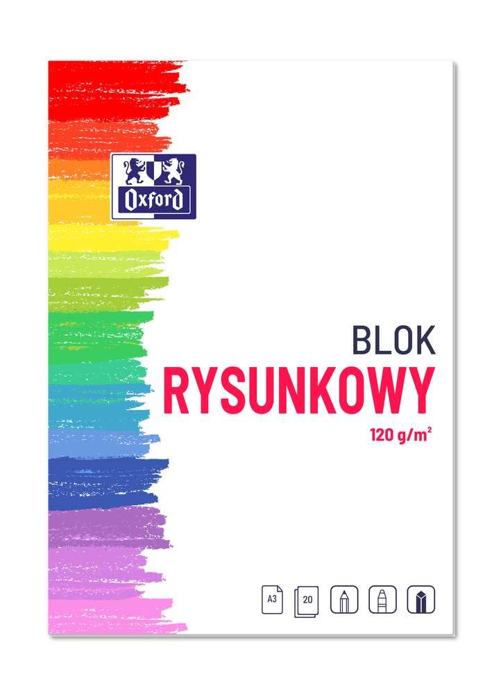 Bloc Dibujo Cray'ON Encolado 50 Hojas 120 G - (3 Tamaños