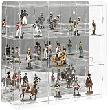 Vitrine SORA pour de figurines avec miroir panneau arrière