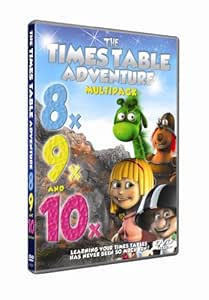 Amazon.com: Times Table Adventure : 8X, 9X and 10X Multipack [DVD