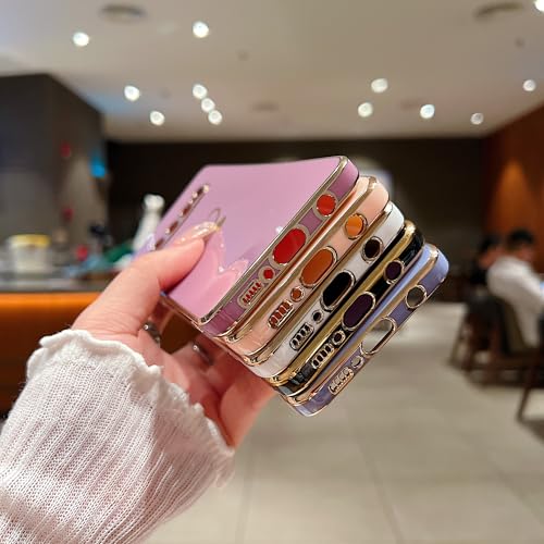 LSOUGUK Compatible with Samsung Galaxy S10 Case,Love Heart Pattern Electroplated Design Soft TPU Shockproof Protective Phone Case Full Camera Lens Protection Cover for Samsung Galaxy S10-Black - Image 5