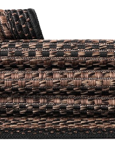 Tapete decorativo Rugs.com marrón 3'3" x 5' miniatura 7