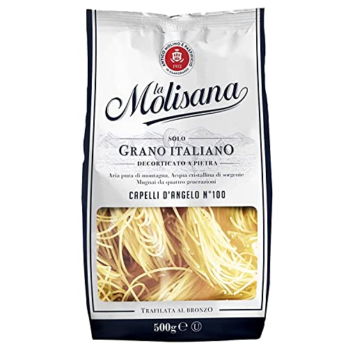 La Molisana Capelli Dangelo N°100 Durum Wheat Semolina Pasta, 17.64 oz ℮ 1.1 lbs ℮ 500 g (B01IUNOSW4) Amazon Price History, Amazon Price Tracker