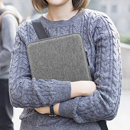 Image of MoKo 7-8 Inch Tablet Sleeve Bag, Polyester Pouch Cover Case Slim Design | Fits iPad Mini (A17 Pro) 8.3 inch 2024, iPad Mini 6 /5 /4 /3 /2 /1, Samsung Galaxy Tab S2 8.0, Tab A 8.0, ZenPad Z8s 7.9, Light Gray