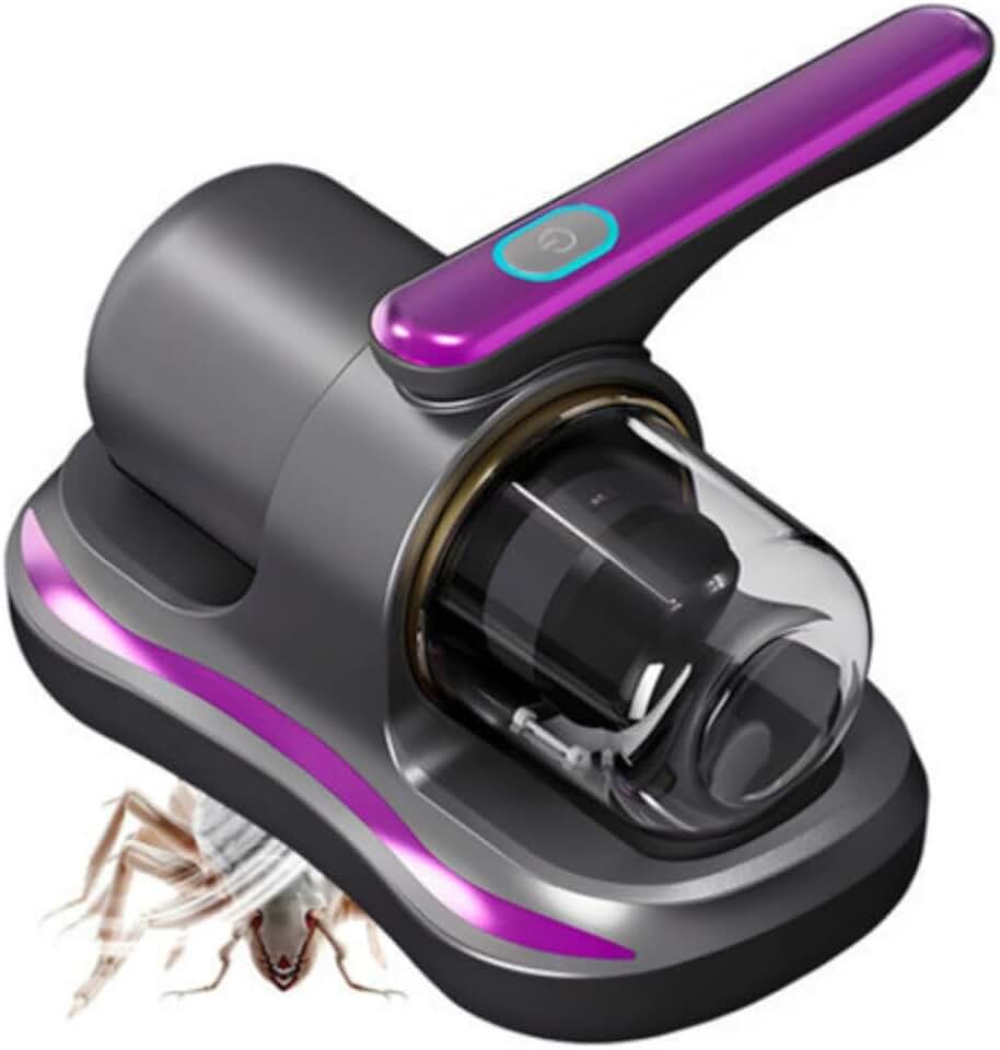 Removedor de Ácaros Aspirador Elétrico Esterilizador UV 5V 100W Potência Portátil Sem Fio Anti-Ácaro