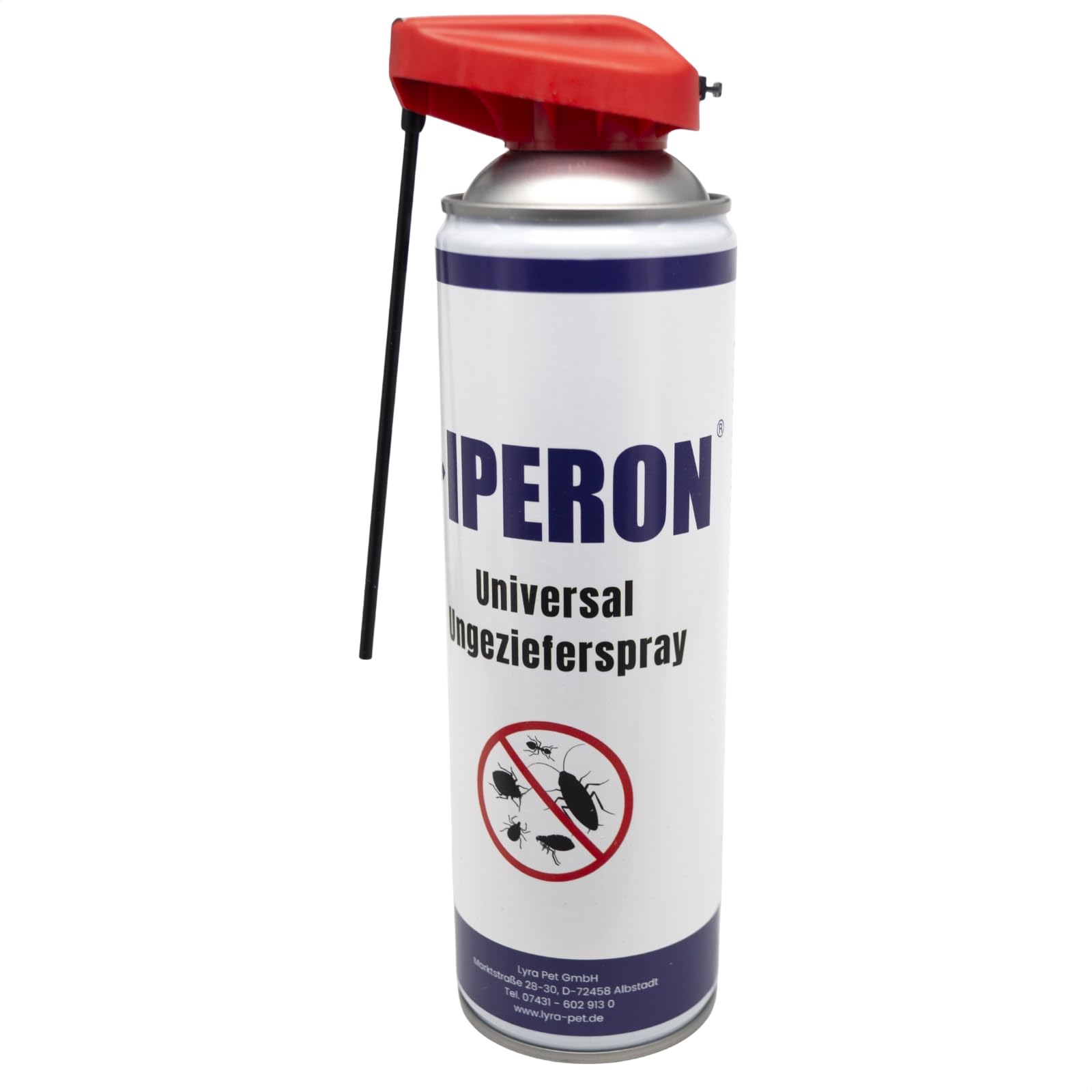 IPERON® 3 x 500 ml Universal Ungezieferspray | Sofortwirkung gegen Insekten | Mit Chrysanthemum cinerariaefolium Extrakt, Geraniol & Zitroneneukalyptusöl | Effektive Bekämpfung von Schädlingen