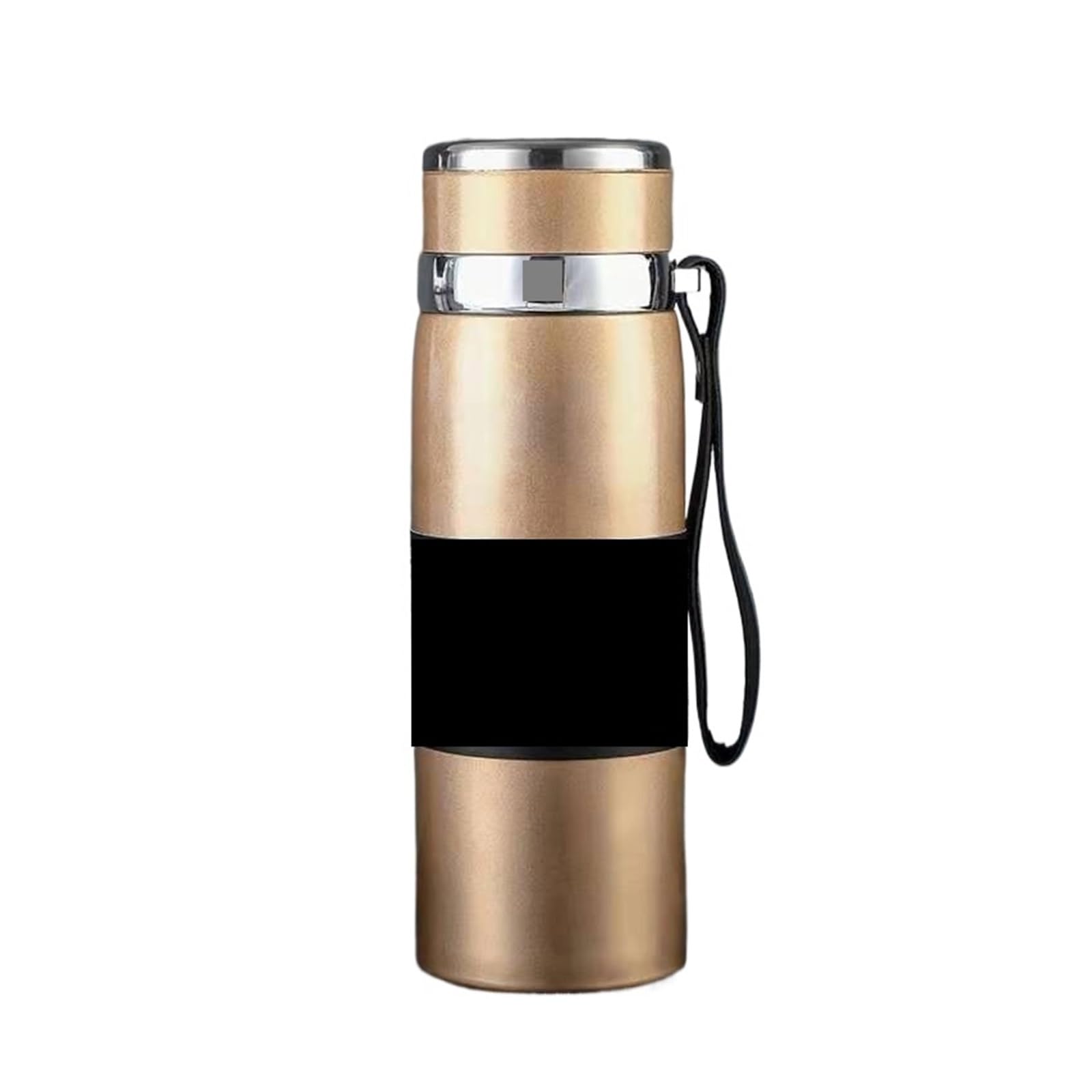 Edelstahl 316, 1-Liter-Flasche for Wasser, Tee und Kaffee, kalt heiß, Tassen(Champagne)