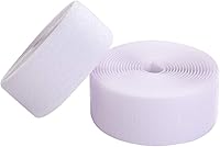 Vista 15 de Cinta de tela de nailon para coser de 1 pulgada de ancho x 32.8 ft de largo, color negro