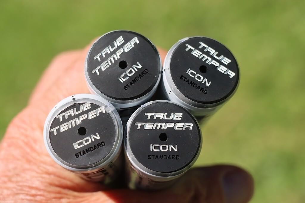 True Temper Icon Golf Club Grips Black/White Standard Core .580 Round Set of 13