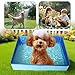 Hundepool Klein,Faltbares Hundebad,Faltbarer Planschbecken,Schwimmbecken Für Hunde, Planschbecken Für Haustiere, Faltbarer Hundepool Hundebad, Für Kleine Hunde Katze, 50x50x10 cm (Blau)