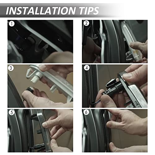 D-Lumina Sequential Led Side Marker Turn Signal Lights Compatible With 2011 2012 2013 2014 2015 2016 Bmw R60 Countryman R61 Paceman, Clear Lens Front Fender Sidemarker Dynamic Amber Lamps, Pack Of 2 #TOP5