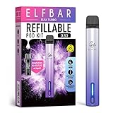 ELFBAR ELFA Turbo Kit con Pod ricaricabile da 0.8ohm - Pod vuota (AURORA PURPLE)