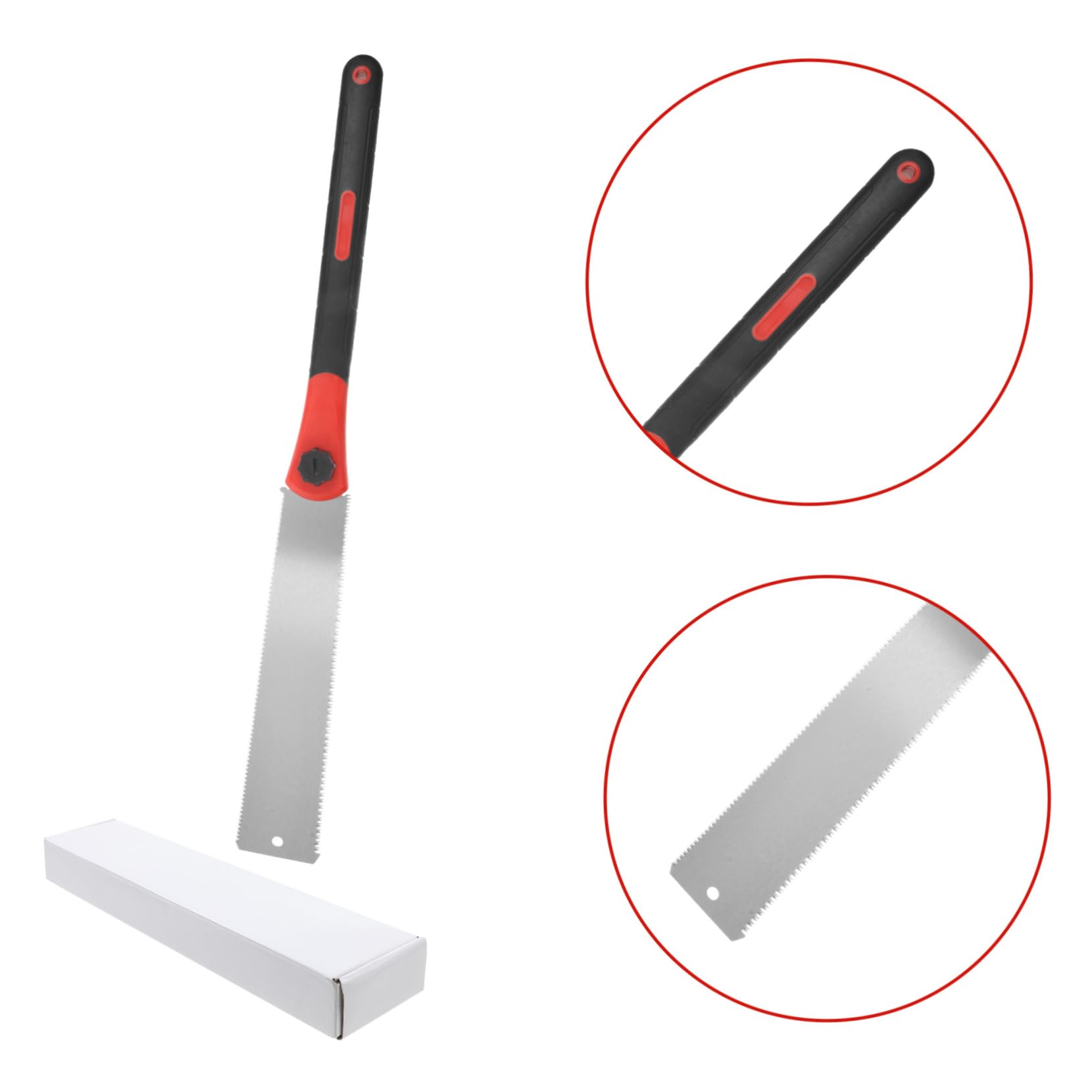 Serrucho de Mano Japonés de Doble Filo Dientes Finos | Carpintería y Corte al Ras, Tamaño Pequeño, Sk5 y Pp, Doble Filo de Tracción