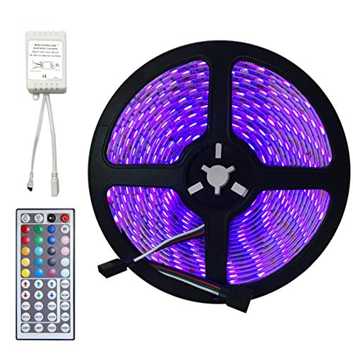 econoLED 5M 16.4Ft RGB 5050SMD 300LED Waterproof Flexible LED Light Strip lamp + 44Key IR Remote (Supports Max 5 Meters of RGB LED Flexible Strips) US Seller