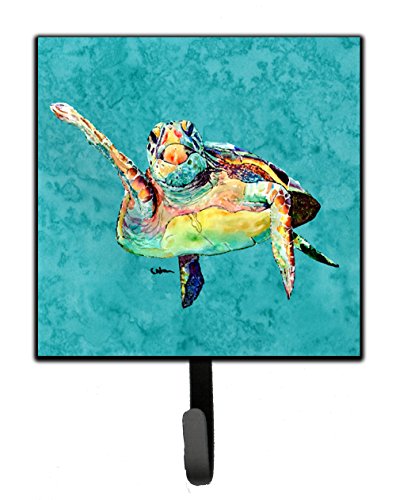 Caroline's Treasures 8672SH4 Turtle Leash Holder or Key Hook, Small, Multicolor
