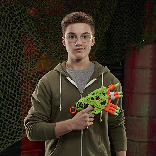 NERF Lança Dardos Zombie Alternator - E6188 - Hasbro, verde