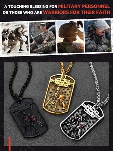 FaithHeart Knights Templar Seal Necklace Christ Fellow-Soldiers Jewelry for Men Women with Delicate Gift Packaging4