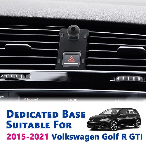 JOCUNDLY Car Phone Mount 2015-2021 Volkswagen VW Golf R GTI [Thick Case Friendly] Mobile Phone Holder Cell Navigation Bracket Air Vent Auto Accessories Cradles, All Phones